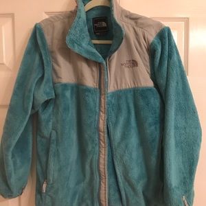 The North Face Denali Blue/Gray Zip Up